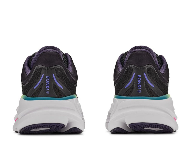 Hoka | Bondi 9 | Black / Neon Dragonfruit | Dames