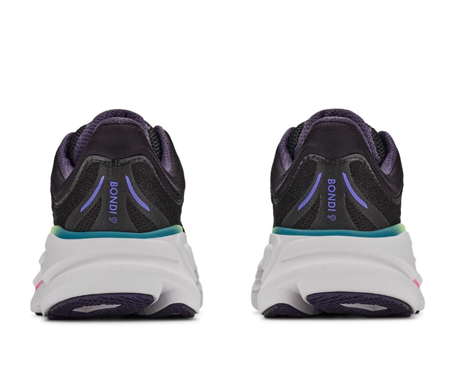 Hoka | Bondi 9 | Black / Neon Dragonfruit | Dames