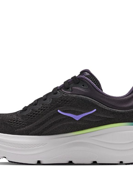 Hoka | Bondi 9 | Black / Neon Dragonfruit | Dames