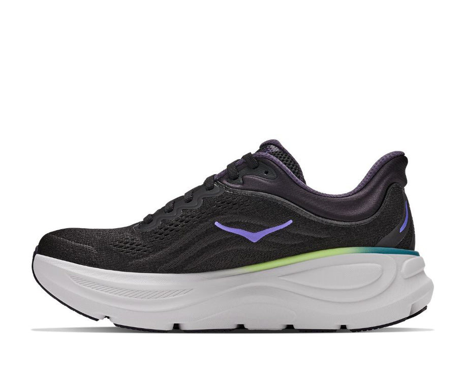 Hoka | Bondi 9 | Black / Neon Dragonfruit | Dames