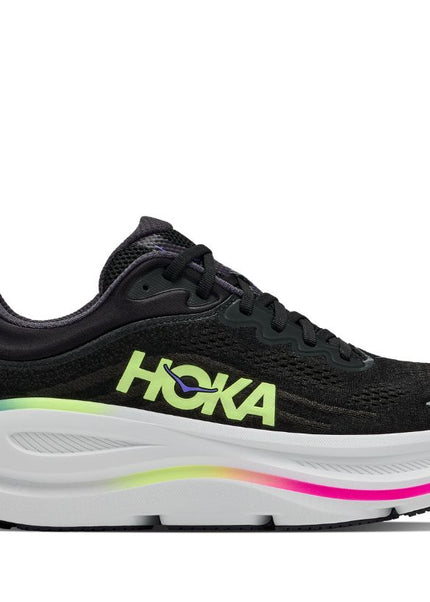 Hoka | Bondi 9 | Black / Neon Yuzu | Heren