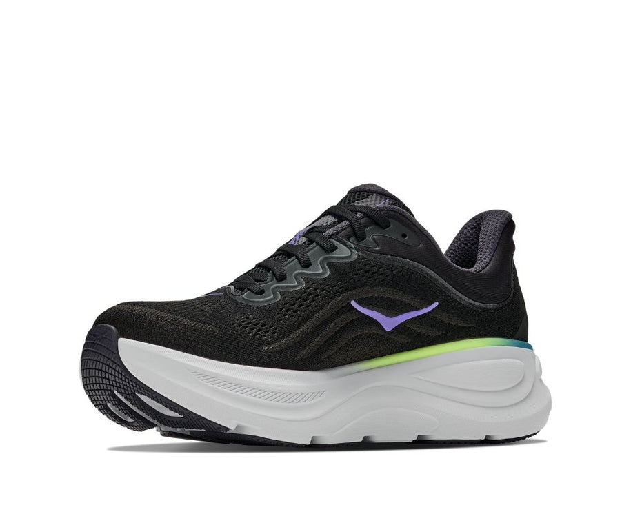 Hoka | Bondi 9 | Black / Neon Yuzu | Heren