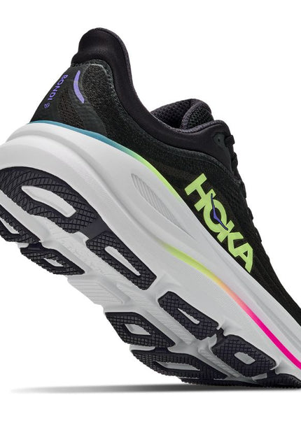 Hoka | Bondi 9 | Black / Neon Yuzu | Heren