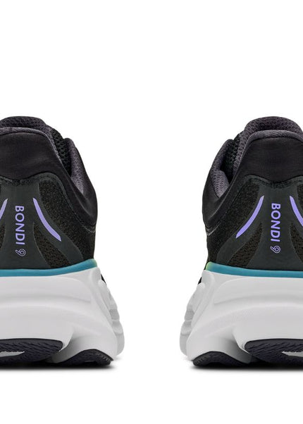 Hoka | Bondi 9 | Black / Neon Yuzu | Heren