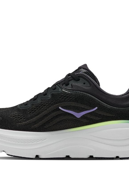 Hoka | Bondi 9 | Black / Neon Yuzu | Heren