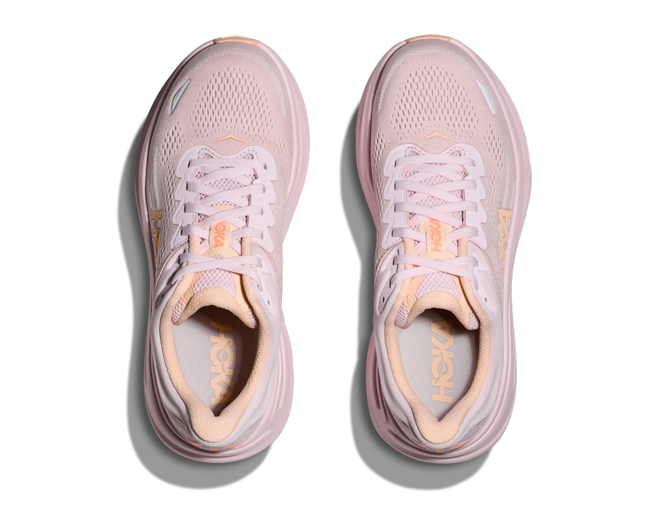 Hoka | Bondi 9 | Lilac Cream / Tangerine Glow | Dames