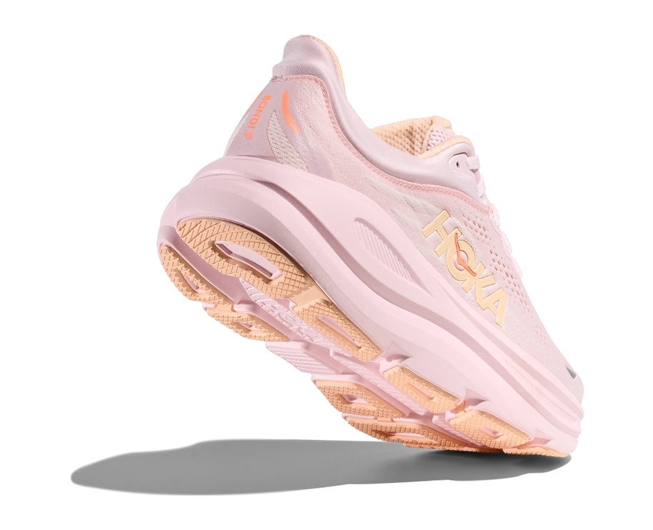 Hoka | Bondi 9 | Lilac Cream / Tangerine Glow | Dames