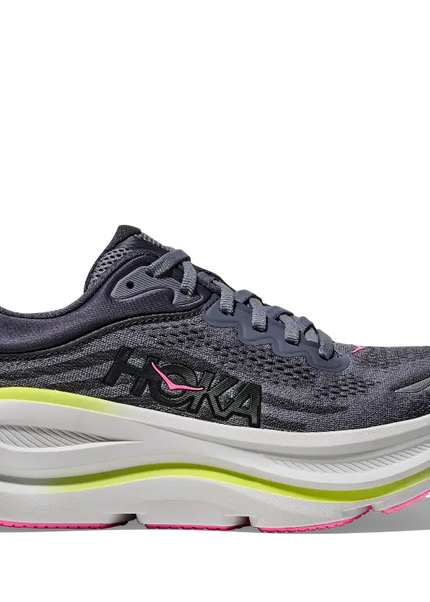 Hoka | Bondi 9 | Charcoal Grey / Grey Skies | Dames