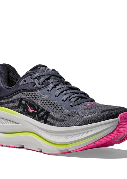 Hoka | Bondi 9 | Charcoal Grey / Grey Skies | Dames