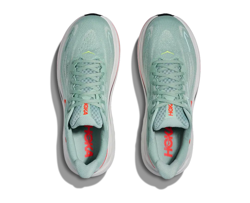 Hoka | Clifton 10 | Sage / Neon Flame | Heren