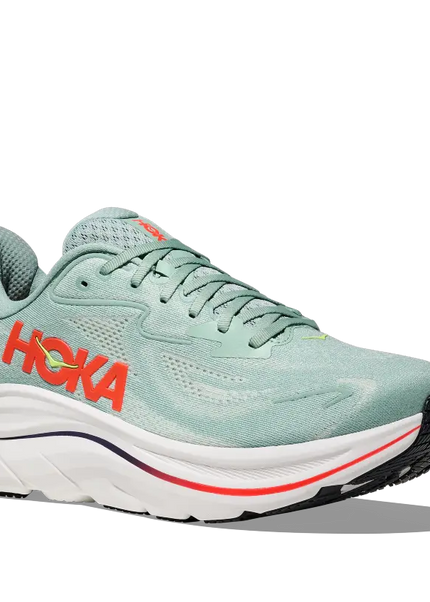 Hoka | Clifton 10 | Sage / Neon Flame | Heren