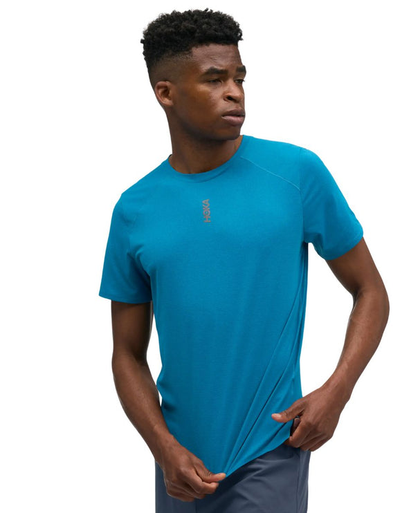 Hoka | EveryRun T-Shirt | Night Glow Blue | Men's