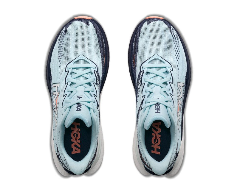 Hoka | Mach X3 | Glimmering Blue / Varsity Navy | Damen
