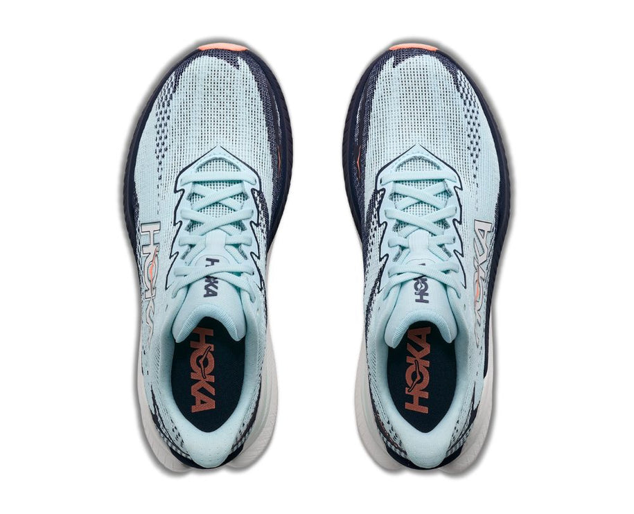 Hoka | Mach X3 | Glimmering Blue / Varsity Navy | Dames