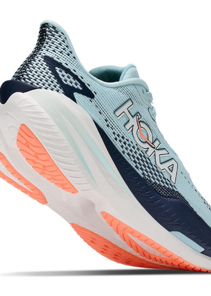 Hoka | Mach X3 | Glimmering Blue / Varsity Navy | Damen