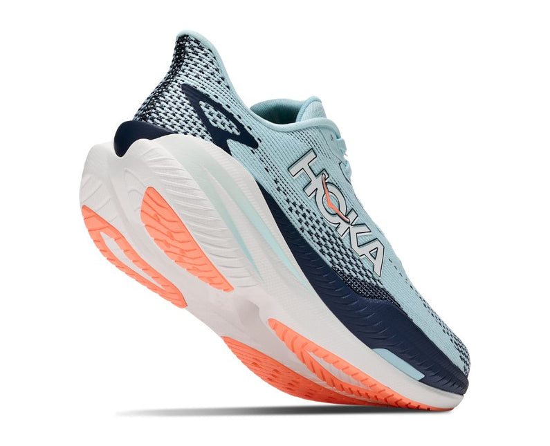 Hoka | Mach X3 | Glimmering Blue / Varsity Navy | Damen