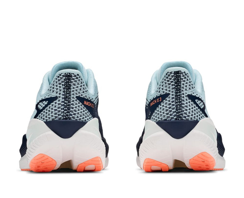 Hoka | Mach X3 | Glimmering Blue / Varsity Navy | Damen