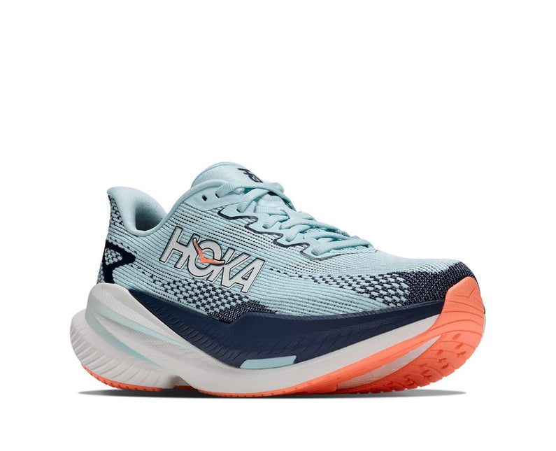 Hoka | Mach X3 | Glimmering Blue / Varsity Navy | Damen