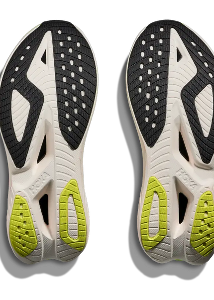 Hoka | Mach X3 | White / Neon Lime | Dames