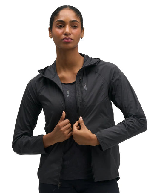 Hoka | Skyflow Wind Jacket | Black | Dames