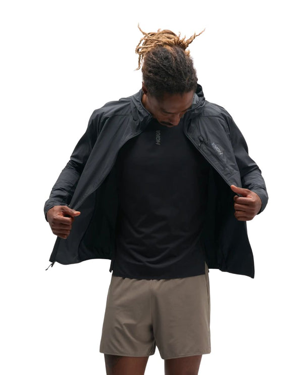 Hoka | Skyflow Wind Jacket | Black | Heren