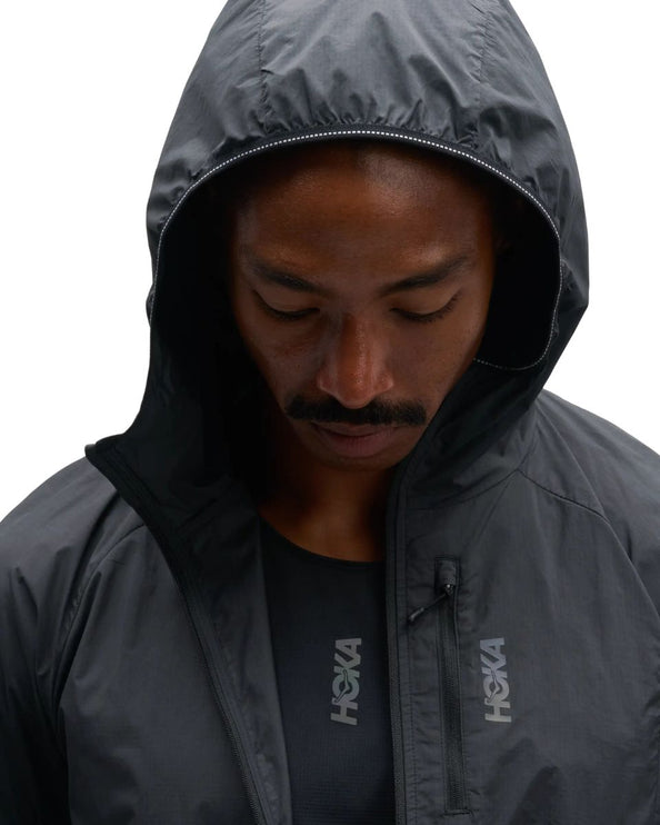 Hoka | Skyflow Wind Jacket | Black | Heren