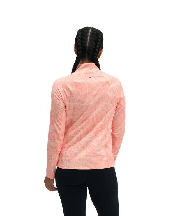 Hoka | Skyform Half Zip | Sunstone | Dames