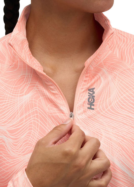 Hoka | Skyform Half Zip | Sunstone | Women's