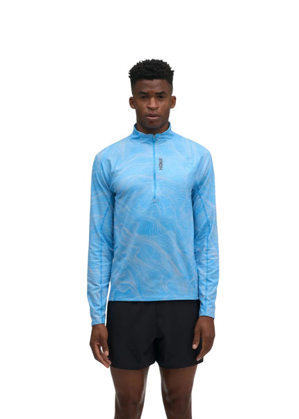 Hoka | Skyform Half Zip | Mineral Blue | Men's