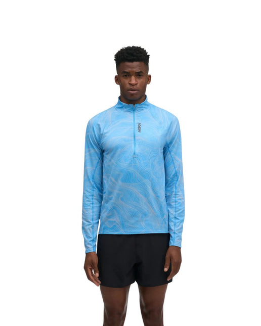 Hoka | Skyform Half Zip | Mineral Blue | Heren