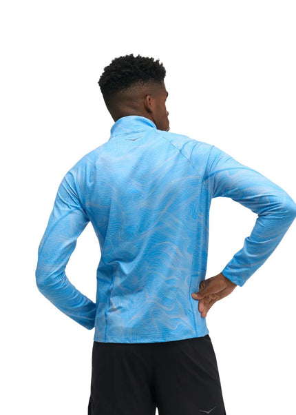 Hoka | Skyform Half Zip | Mineral Blue | Men's
