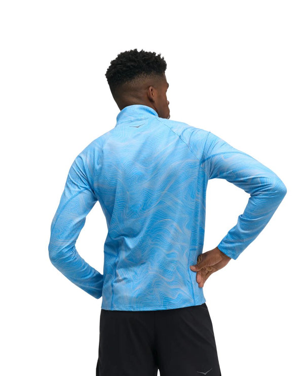 Hoka | Skyform Half Zip | Mineral Blue | Heren
