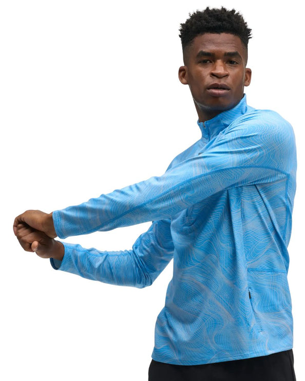 Hoka | Skyform Half Zip | Mineral Blue | Heren