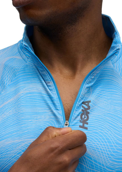 Hoka | Skyform Half Zip | Mineral Blue | Men's