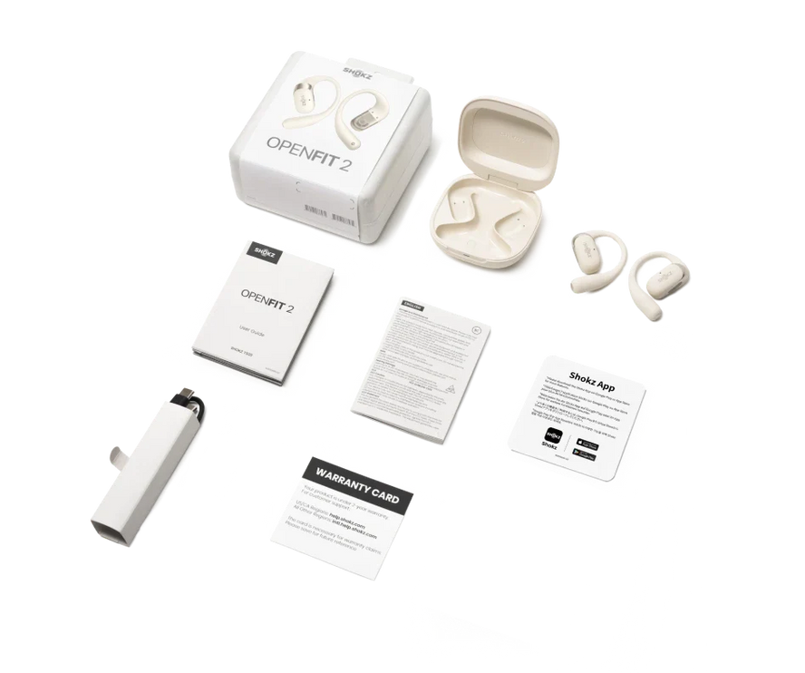 Shokz | OpenFit 2 | Sportkoptelefoon | Black