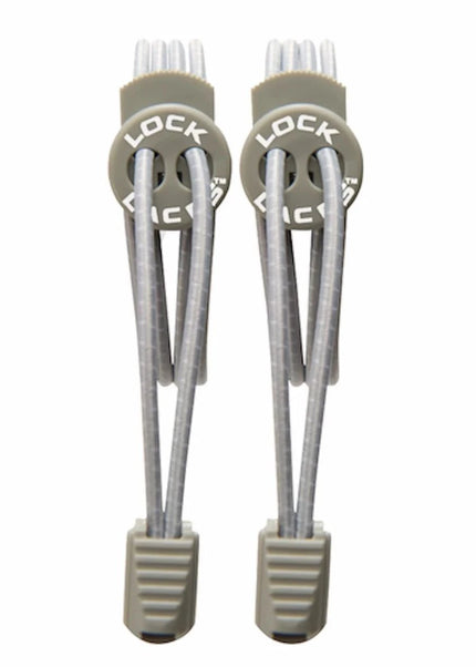 Lock Laces | Elastische veters | Grijs