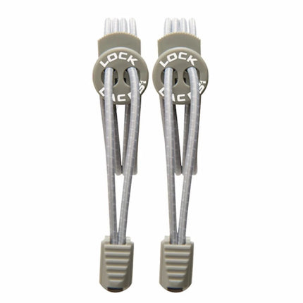 Lock Laces | Elastische veters | Grijs