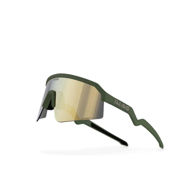 Naos | Ziris Sportbril | Matte Green / Bronze Gold