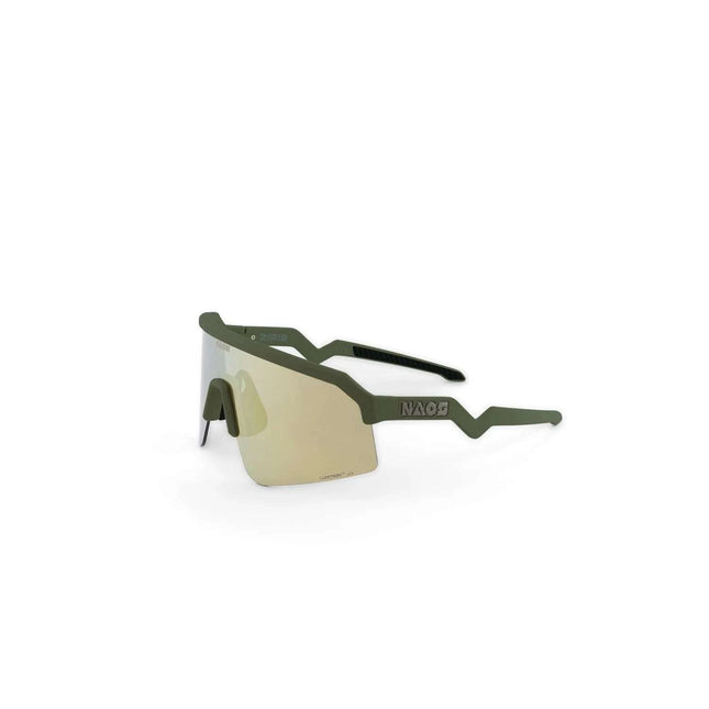 Naos | Ziris Sportbril | Matte Green / Bronze Gold