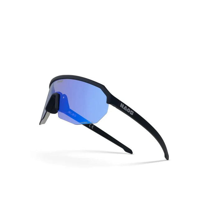 Naos | Helbo Photochromic Sports Glasses | Matte Black / Blue