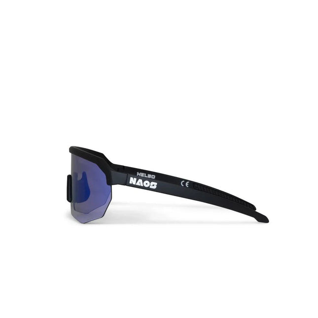 Naos | Helbo Photochromic Sports Glasses | Matte Black / Blue