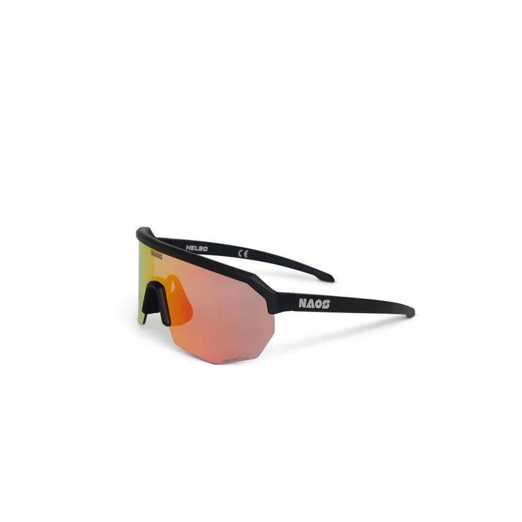 Naos | Helbo Photochromic Sportbril | Matte Black / Red