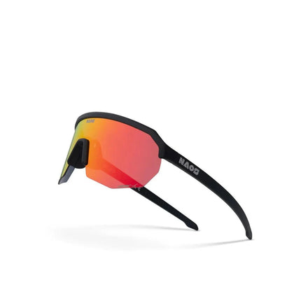 Naos | Helbo Sportbril | Matte Black / Black Red
