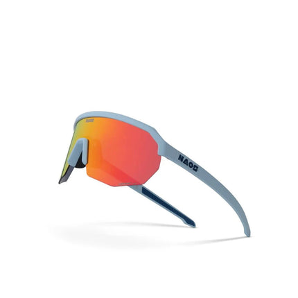 Naos | Helbo Sportbril | Matte Sky Blue / Black Red