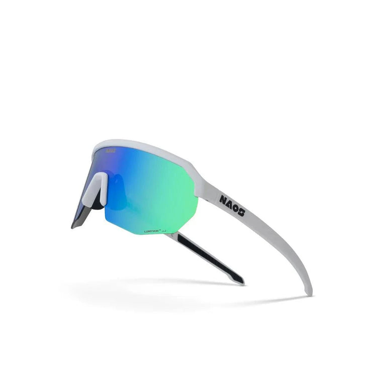 Naos | Helbo Sportbril | Matte White / Blue Green