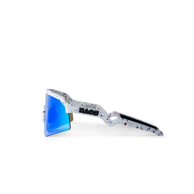 Naos | Ziris Photochromic Sports Glasses | White Funfetti / Blue