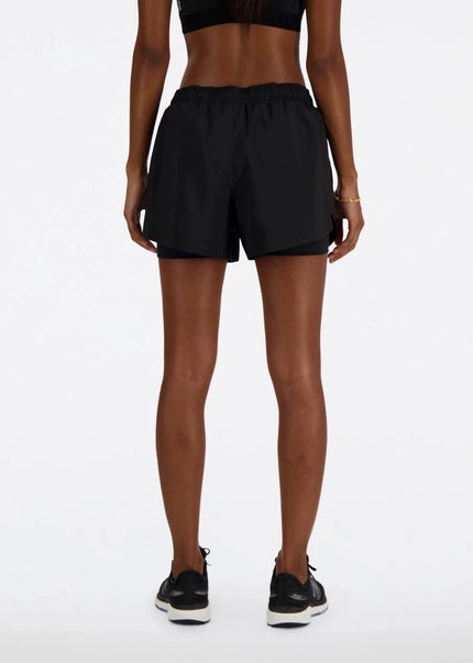 New Balance | 2-in-1 Short 3'' | Dames | Black