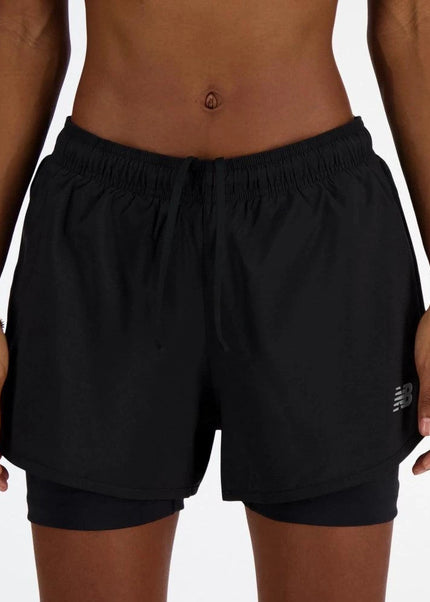 New Balance | 2-in-1 Short 3'' | Dames | Black