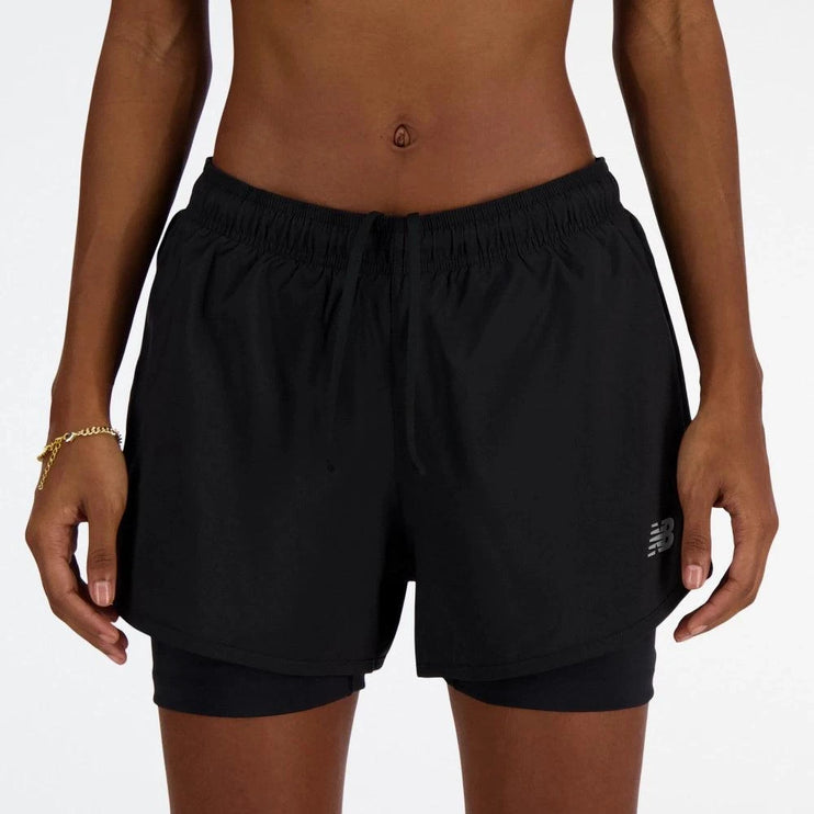 New Balance | 2-in-1 Short 3'' | Dames | Black