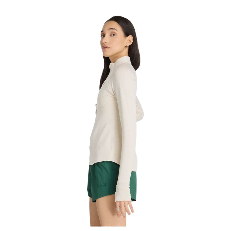 New Balance | Athletics Heat Grid 1/2 Zip | Dames | Linen Heather